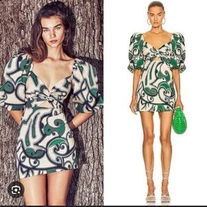 ALEXIS Iana Smocked Puff Sleeve
Dress